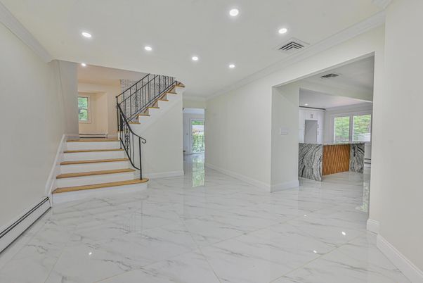 Interior, Marble, Recessed Lighting