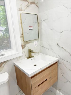 Bathroom, Interior, Marble Walls