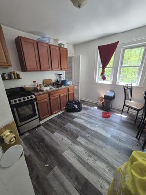 Interior, Kitchen, Wood Texture Flooring