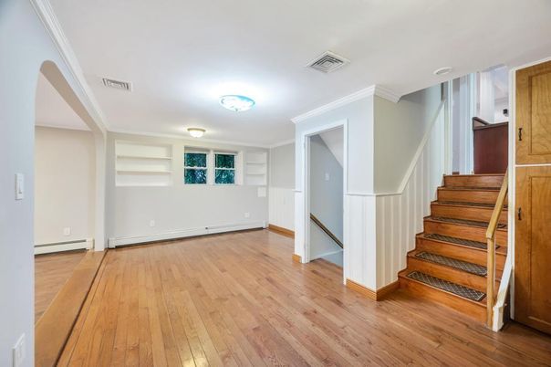 Empty room, Interior, Wood Texture Flooring