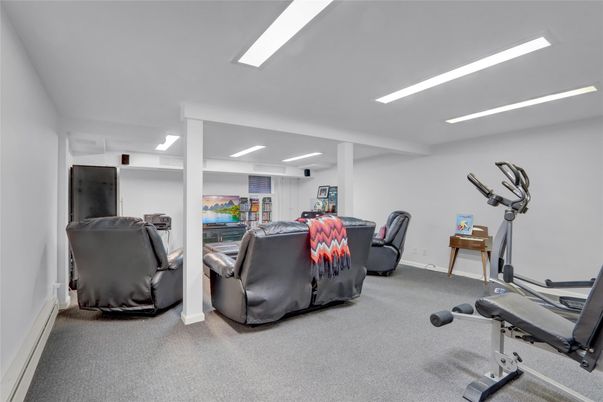 Fitness Equipment, Interior, Recessed Lighting