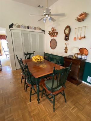 Dining room, Interior, Wood Texture Flooring