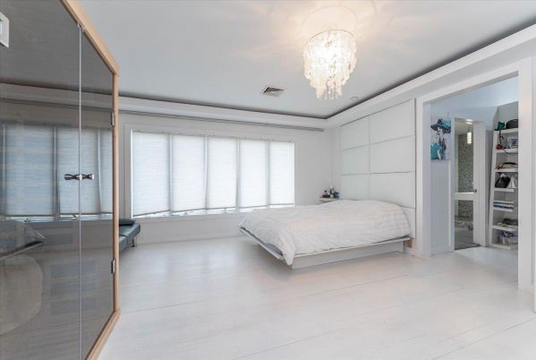 Bedroom, Chandelier, Interior