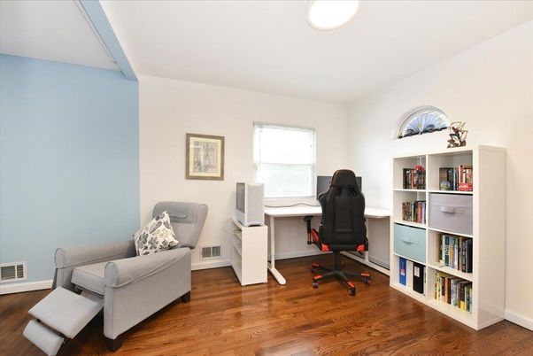 Home Office, Interior, Wood Texture Flooring