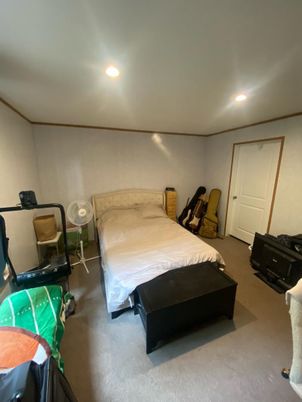 Bedroom, Interior, Recessed Lighting