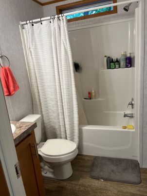 Bathroom, Interior, Wood Texture Flooring