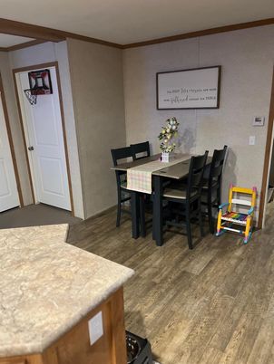 Dining room, Interior, Wood Texture Flooring