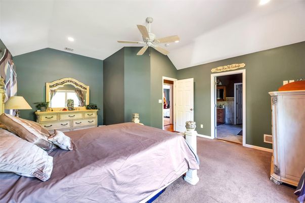 Bedroom, Interior, Recessed Lighting