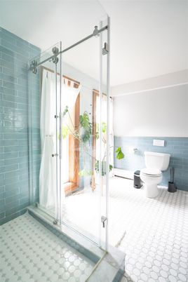 Bathroom, Glass Shower, Interior