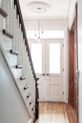 Interior, Pendant Lights, Wood Texture Flooring