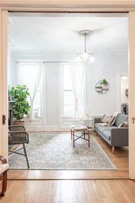 Chandelier, Interior, Living room, Wood Texture Flooring