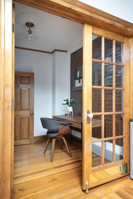Home Office, Interior, Wood Texture Flooring