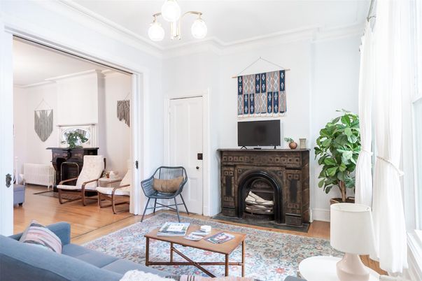 Fireplace, Interior, Living room, Wood Texture Flooring