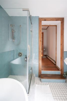 Bathroom, Glass Shower, Interior