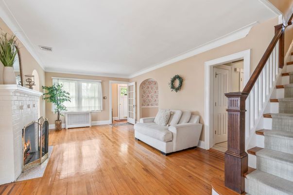 Fireplace, Interior, Wood Texture Flooring
