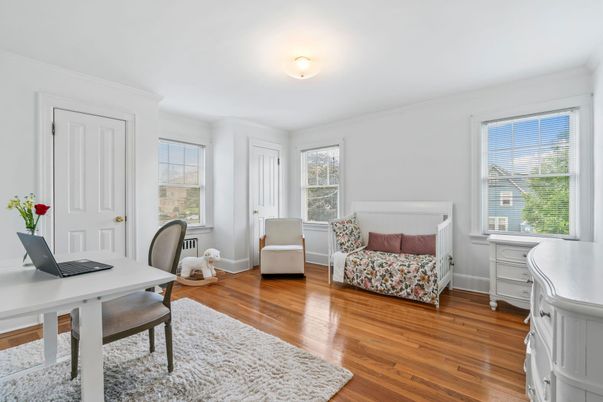 Home Office, Interior, Wood Texture Flooring
