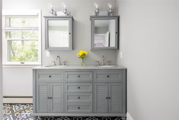 Bathroom, Dual Sink Vanities, Interior