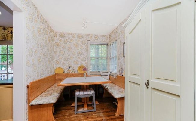 Dining room, Interior, Wood Texture Flooring