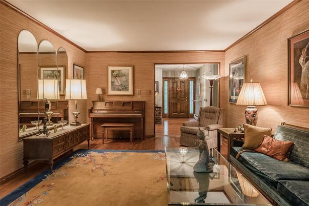 Interior, Living room, Piano, Wood Texture Flooring, Wooden Walls