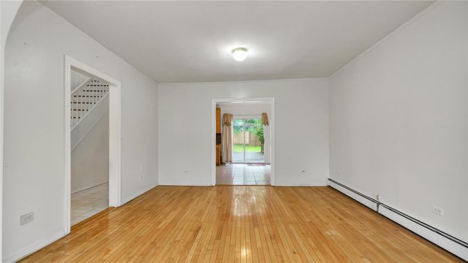 Empty room, Interior, Wood Texture Flooring