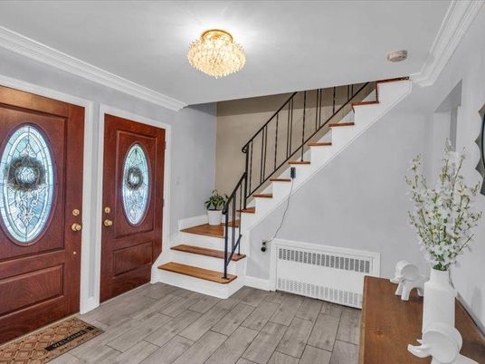 Chandelier, Interior, Wood Texture Flooring