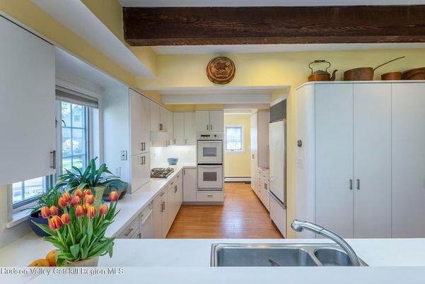 Interior, Kitchen, Wooden Beams, Wood Texture Flooring