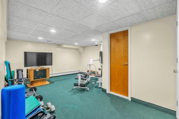 Fitness Equipment, Interior, Recessed Lighting