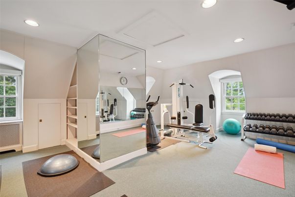 Fitness Equipment, Interior, Recessed Lighting