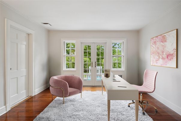 Home Office, Interior, Wood Texture Flooring