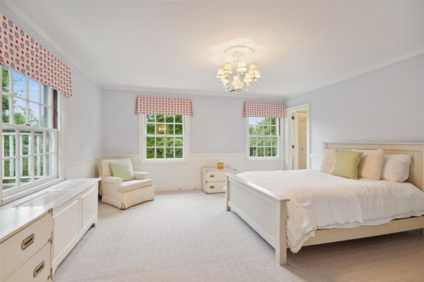 Bedroom, Chandelier, Interior