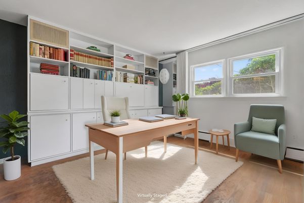 Home Office, Interior, Wood Texture Flooring
