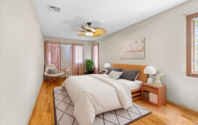 Bedroom, Interior, Wood Texture Flooring
