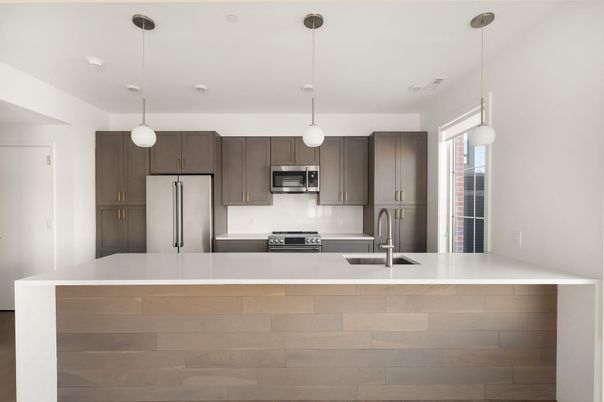 Interior, Kitchen, Pendant Lights, Stainless Steel Appliances