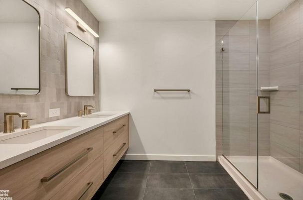 Bathroom, Dual Sink Vanities, Glass Shower, Interior