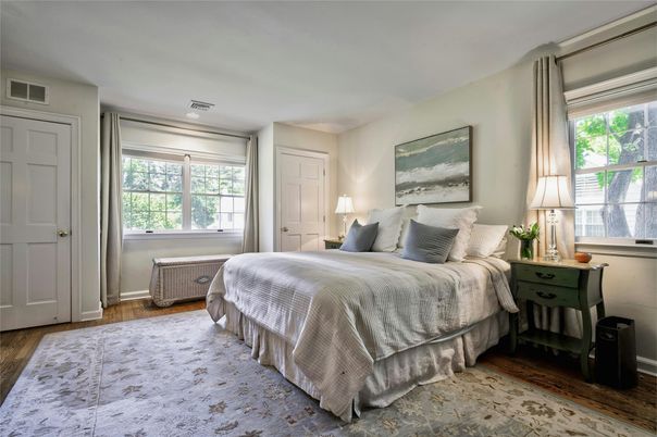 Bedroom, Interior, Wood Texture Flooring