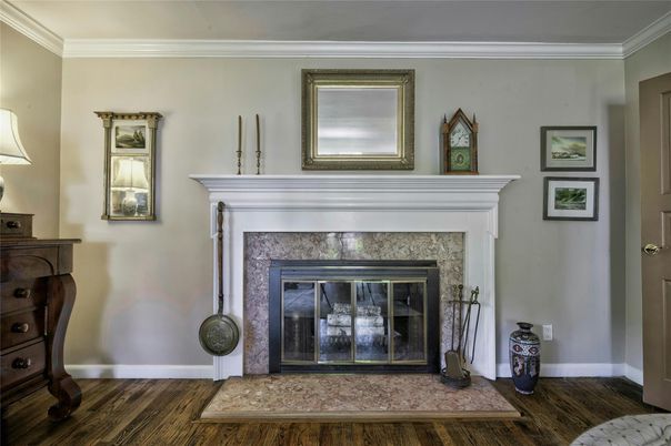 Fireplace, Interior, Wood Texture Flooring