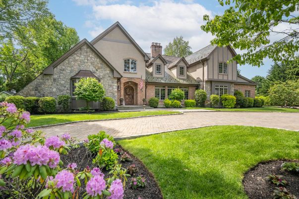 Backyard, Exterior, Facade, Brick Facade, Tudor Revival