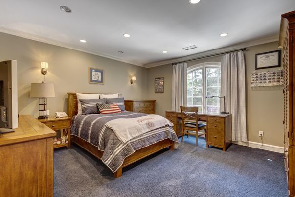 Bedroom, Home Office, Interior, Recessed Lighting