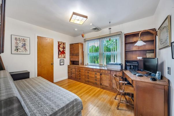 Home Office, Interior, Wood Texture Flooring