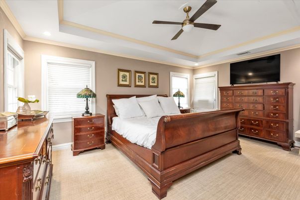 Bedroom, Interior, Recessed Lighting