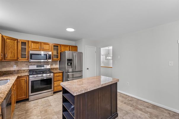 Interior, Kitchen, Recessed Lighting, Stainless Steel Appliances