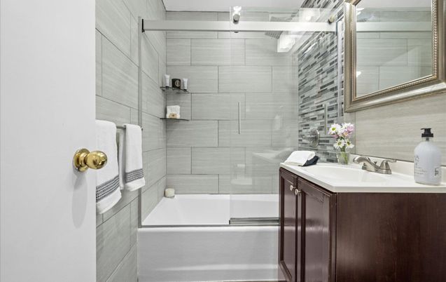 Bathroom, Glass Shower, Interior
