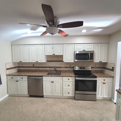 Interior, Kitchen, Recessed Lighting, Stainless Steel Appliances