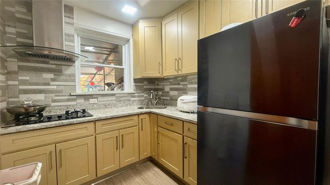 Interior, Kitchen, Wood Texture Flooring