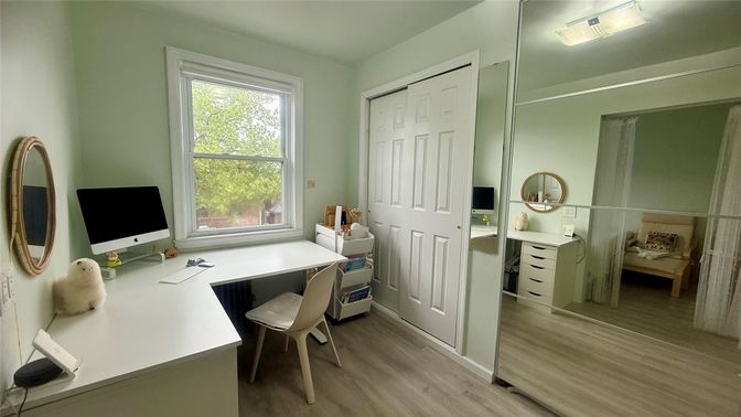 Home Office, Interior, Wood Texture Flooring