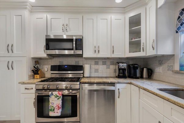Interior, Kitchen, Recessed Lighting, Stainless Steel Appliances