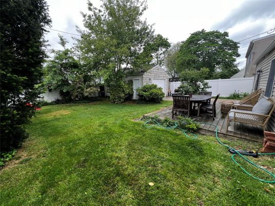 Backyard, Detached Garage, Exterior