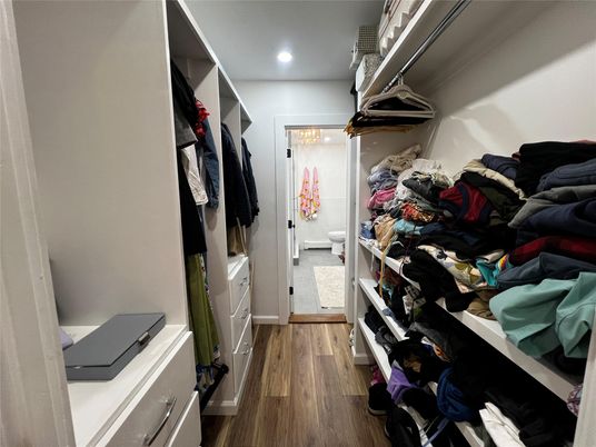 Interior, Recessed Lighting, Walk-in Closets, Wood Texture Flooring