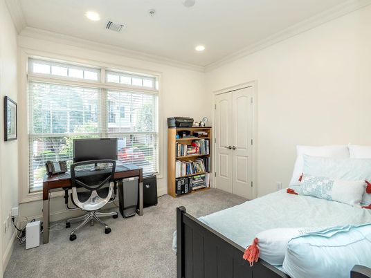 Bedroom, Home Office, Interior, Recessed Lighting
