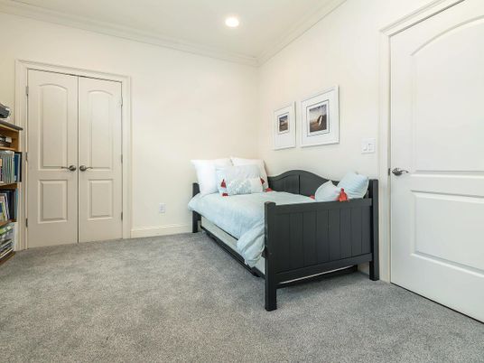 Bedroom, Interior, Recessed Lighting